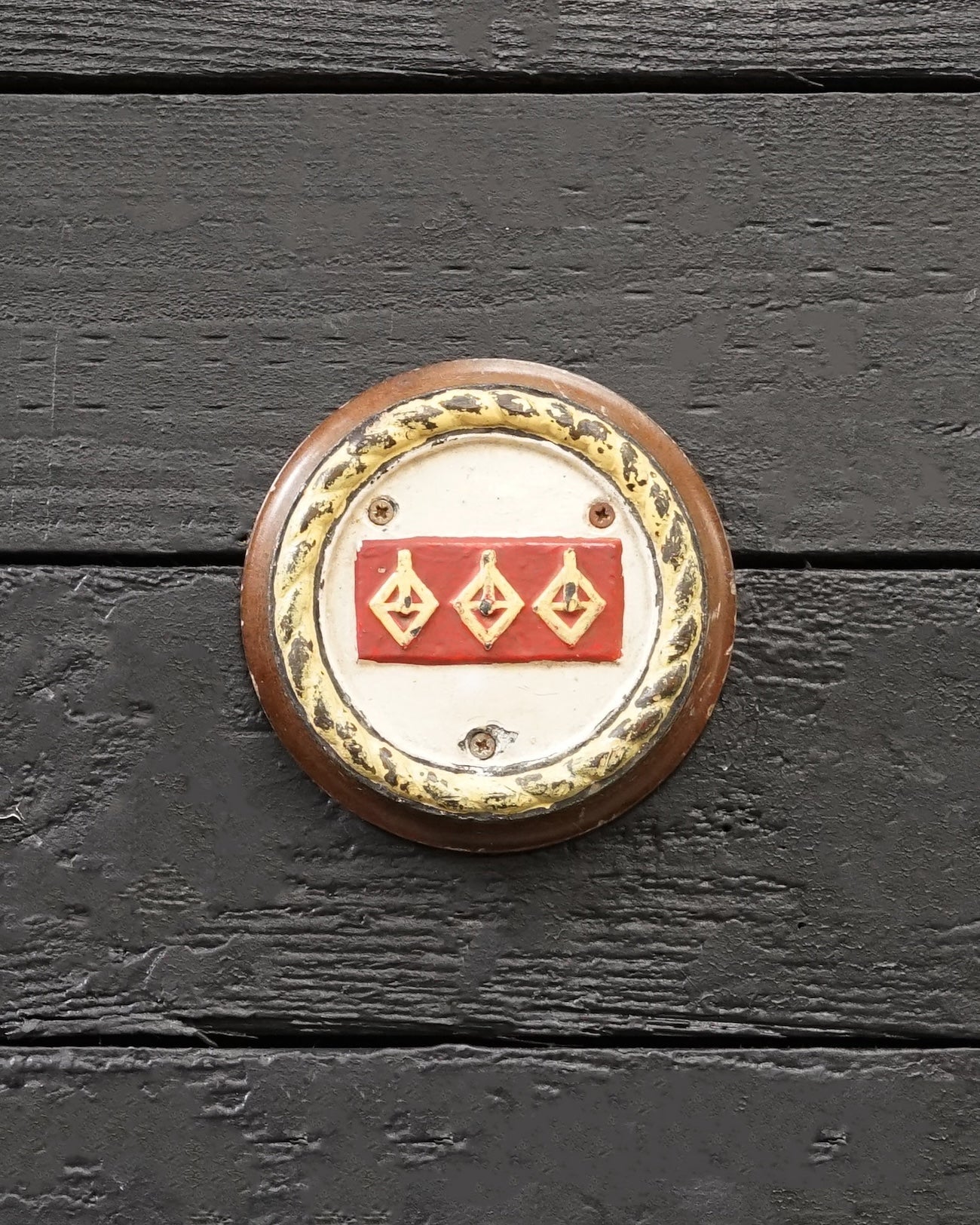 Rare HMS Shackleton Boat Badge Trinity Marine