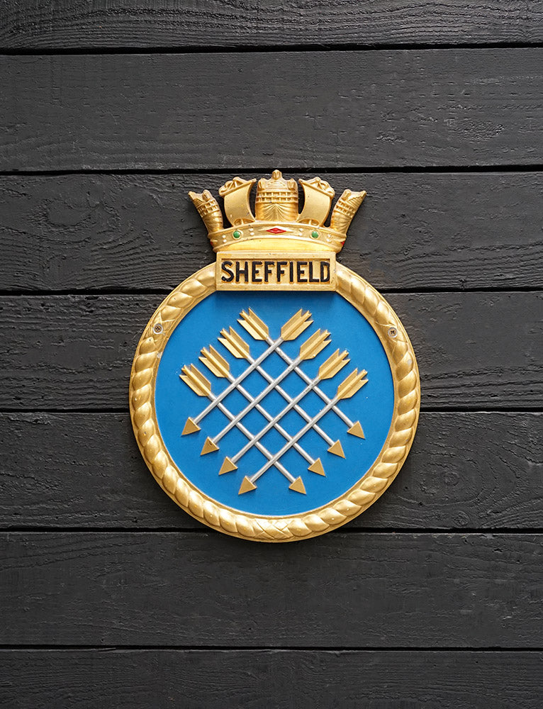 HMS Sheffield Screen Badge Trinity Marine