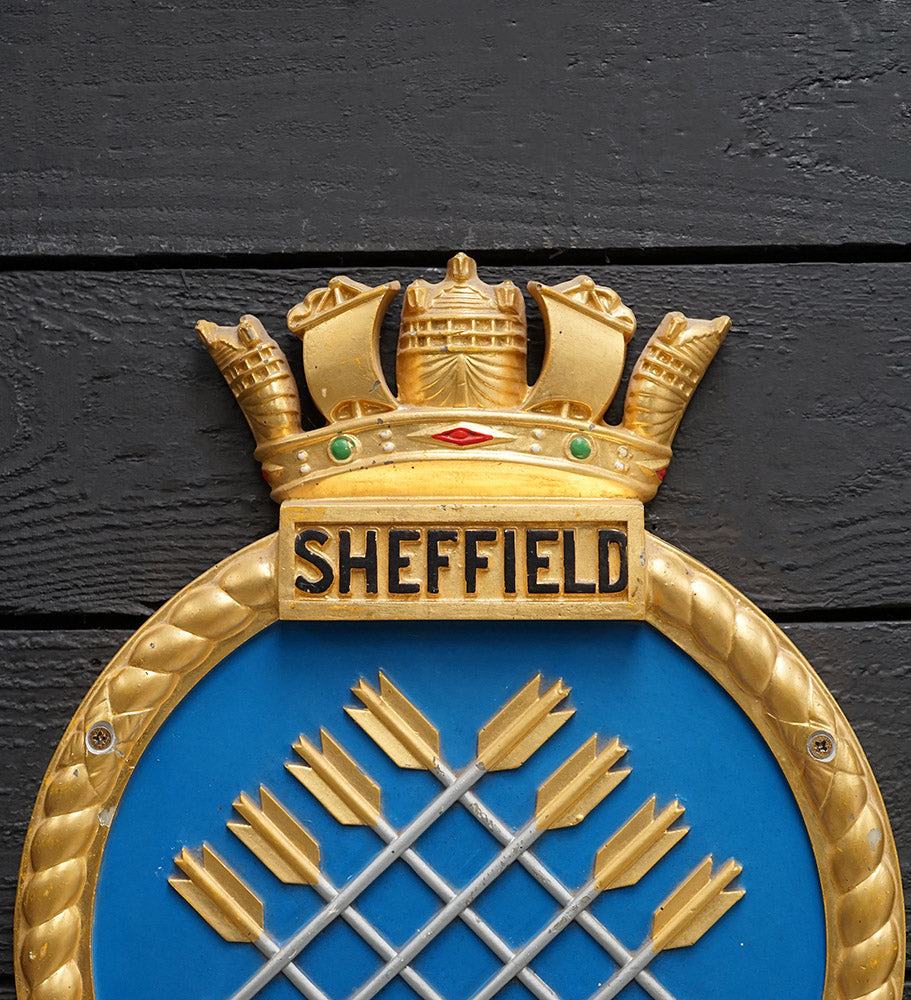 HMS Sheffield Screen Badge Trinity Marine