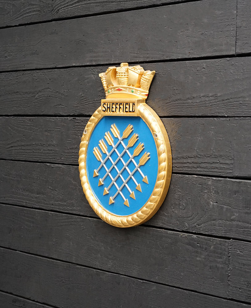 HMS Sheffield Screen Badge Trinity Marine