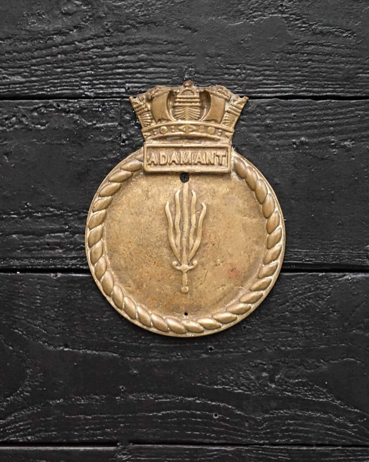 HMS Adamant Boat Badge 1942 Trinity Marine
