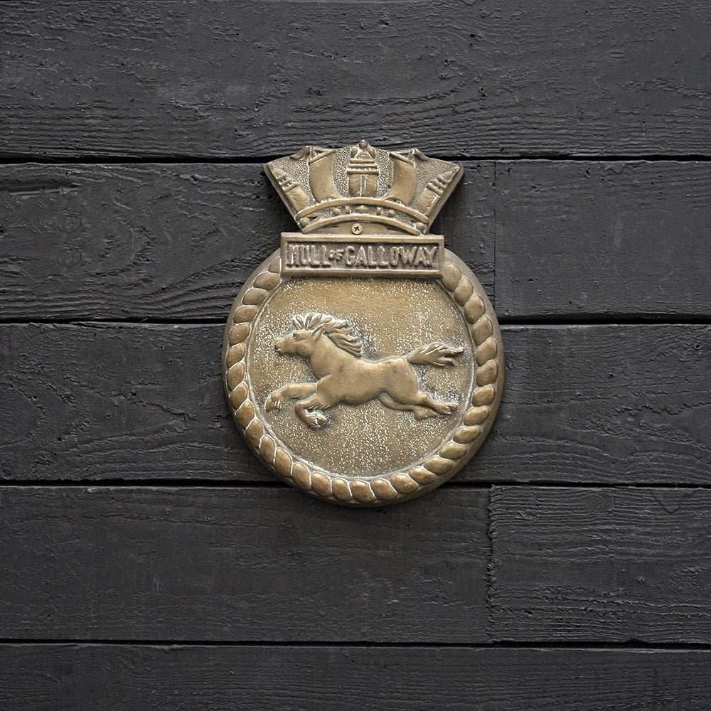 HMS Mull of Galloway Screen Badge - 1944 Trinity Marine
