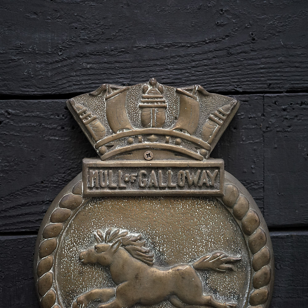 HMS Mull of Galloway Screen Badge - 1944 Trinity Marine