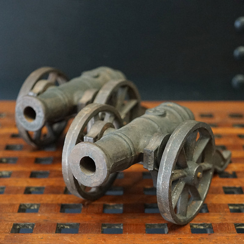 Handsome Ornamental Pair of Field Cannons Trinity Marine