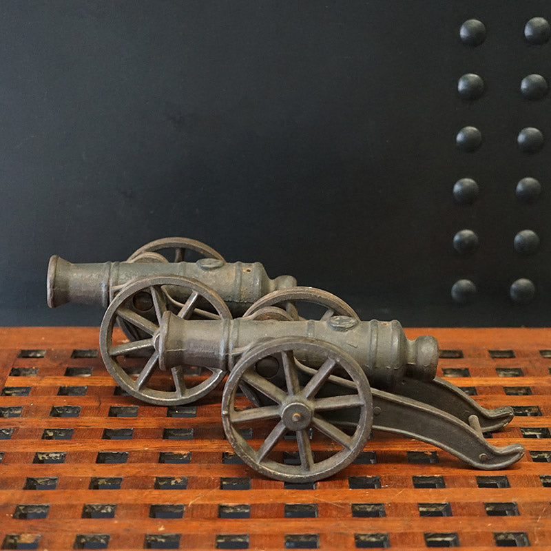 Handsome Ornamental Pair of Field Cannons Trinity Marine
