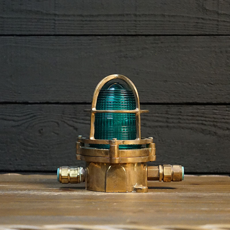 Pauluhn USA Bronze Helipad Light - Green Trinity Marine