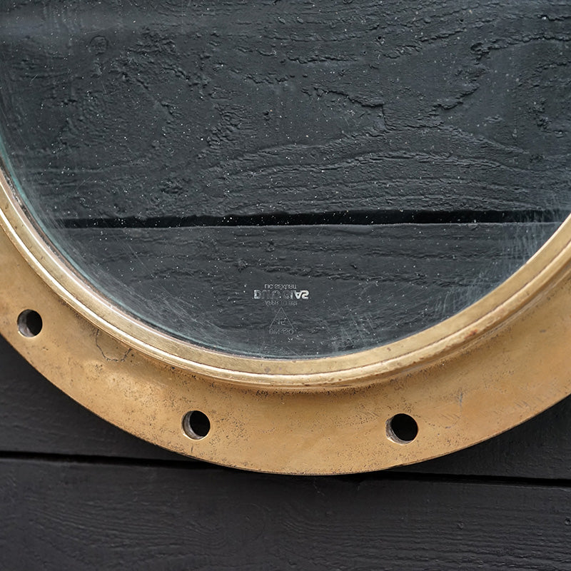 Huge 21” Brass Fixed Ships Porthole - MV Stella Oceanis Trinity Marine