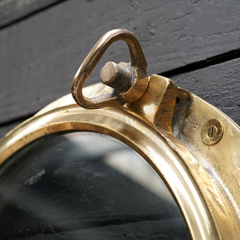 Huge 21” Brass Opening Ships Porthole - MV Stella Oceanis Trinity Marine