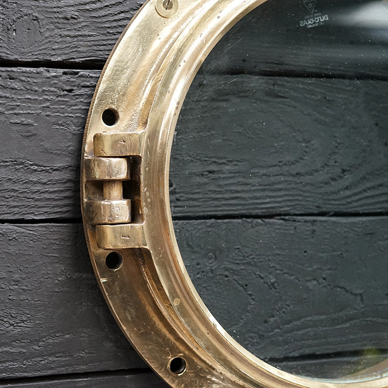 Huge 21” Brass Opening Ships Porthole - MV Stella Oceanis Trinity Marine