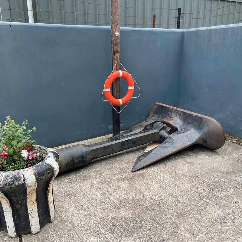 Huge Admiralty Class A17 Anchor Ex Royal Navy Trinity Marine