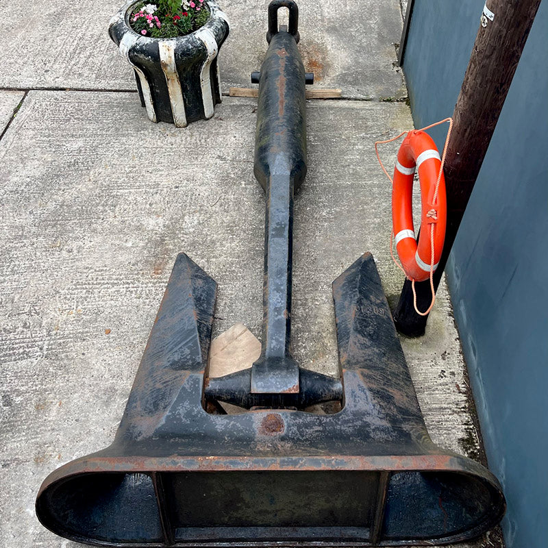 Huge Admiralty Class A17 Anchor Ex Royal Navy