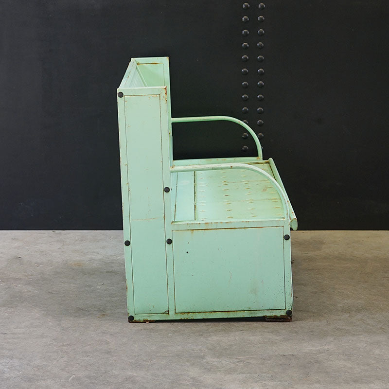 INS Viraat (R22) Stowage Bench Large – Pale Green Trinity Marine