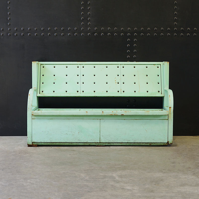 INS Viraat (R22) Stowage Bench Large – Pale Green Trinity Marine