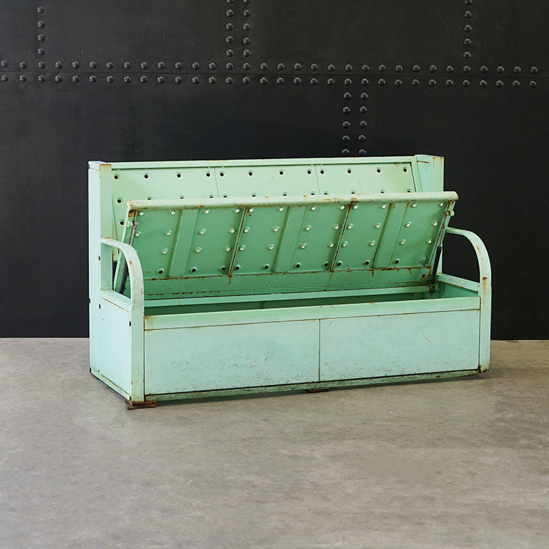 INS Viraat (R22) Stowage Bench Large – Pale Green Trinity Marine
