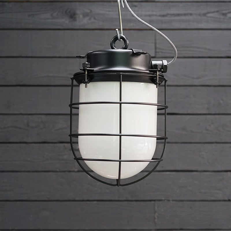 Ice Breaker Black Caged Pendant Light Trinity Marine
