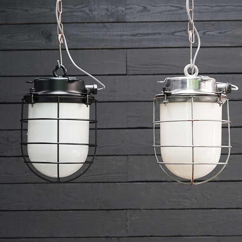 Ice Breaker Black Caged Pendant Light Trinity Marine