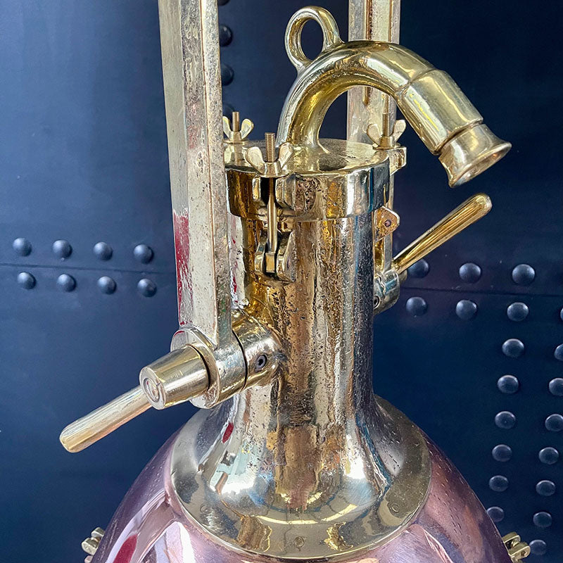 Iconic Reclaimed Smooth Copper Cargo Pendant Trinity Marine