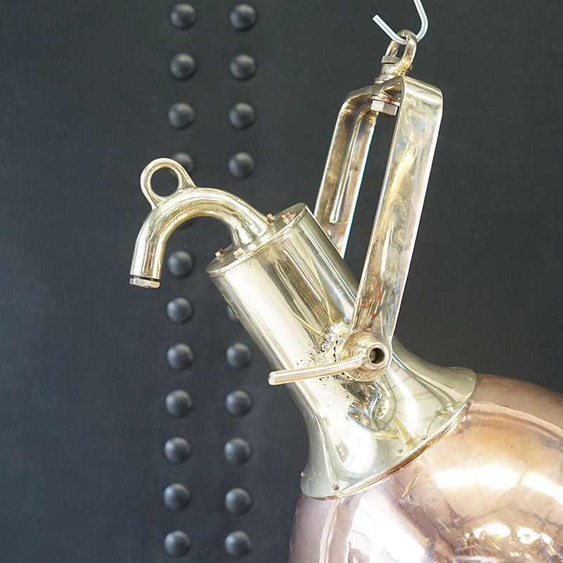 Iconic Reclaimed Smooth Copper Cargo Pendant Trinity Marine