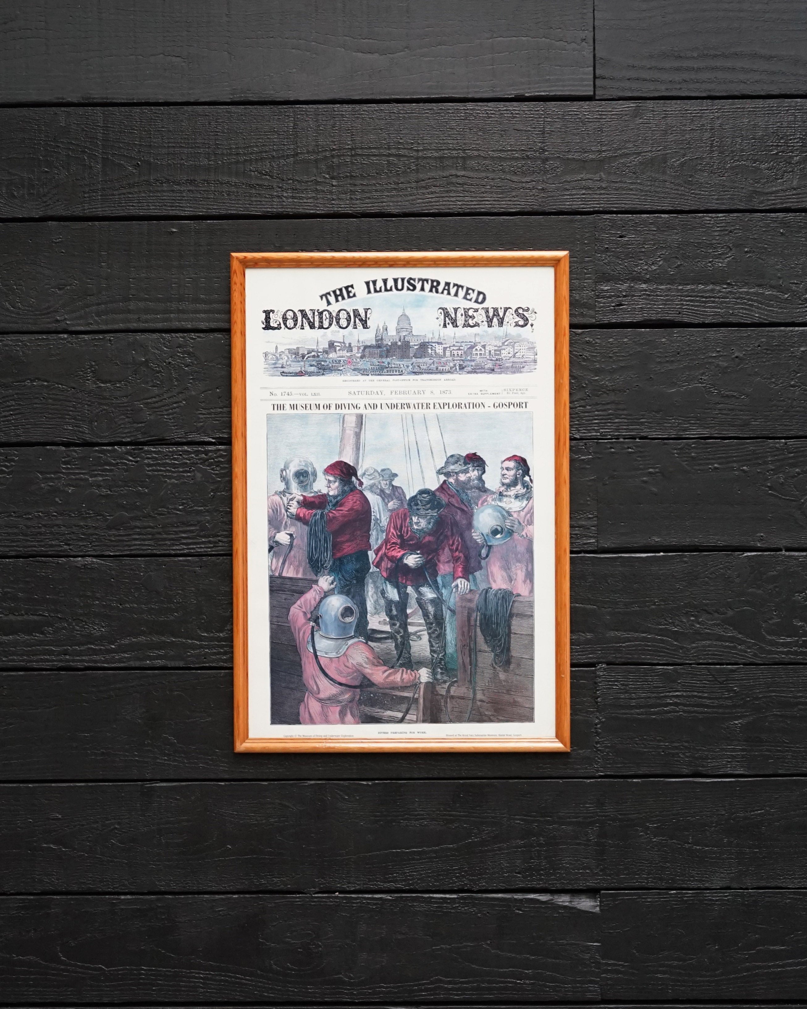 Diving Museum Cover London News Print Trinity Marine