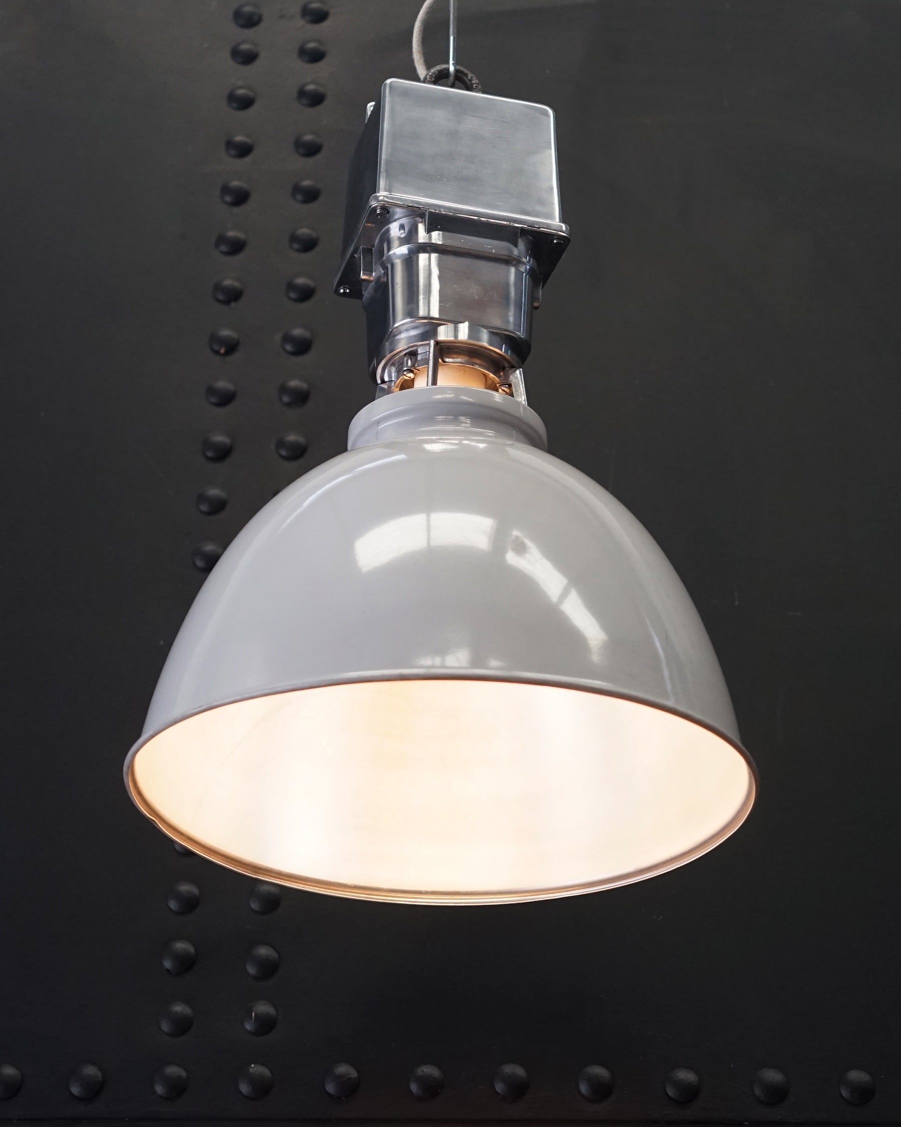 Industrial Thorlux Enamel Pendant Factory Lights Trinity Marine