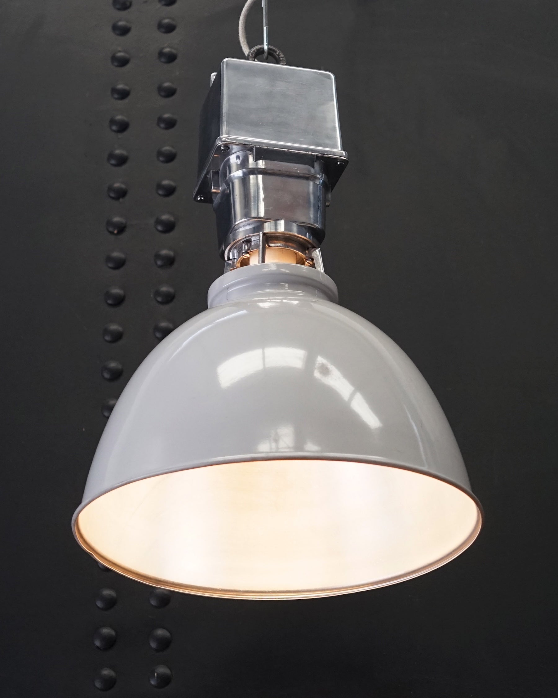 Industrial Thorlux Enamel Pendant Factory Lights Trinity Marine