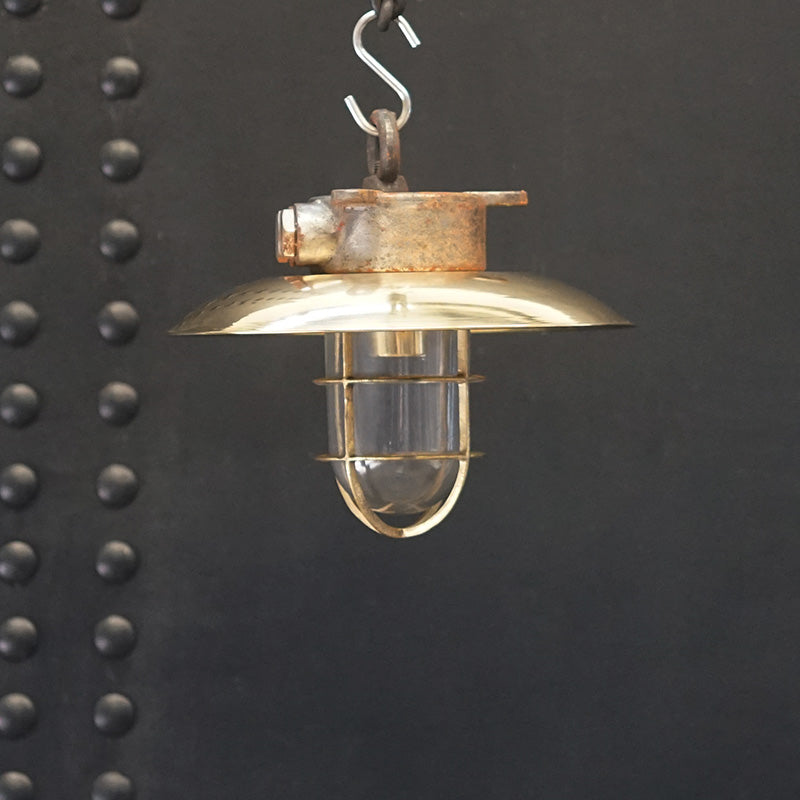 Iron & Brass Passage Light Pendant – MV Lake Hill 2 Trinity Marine