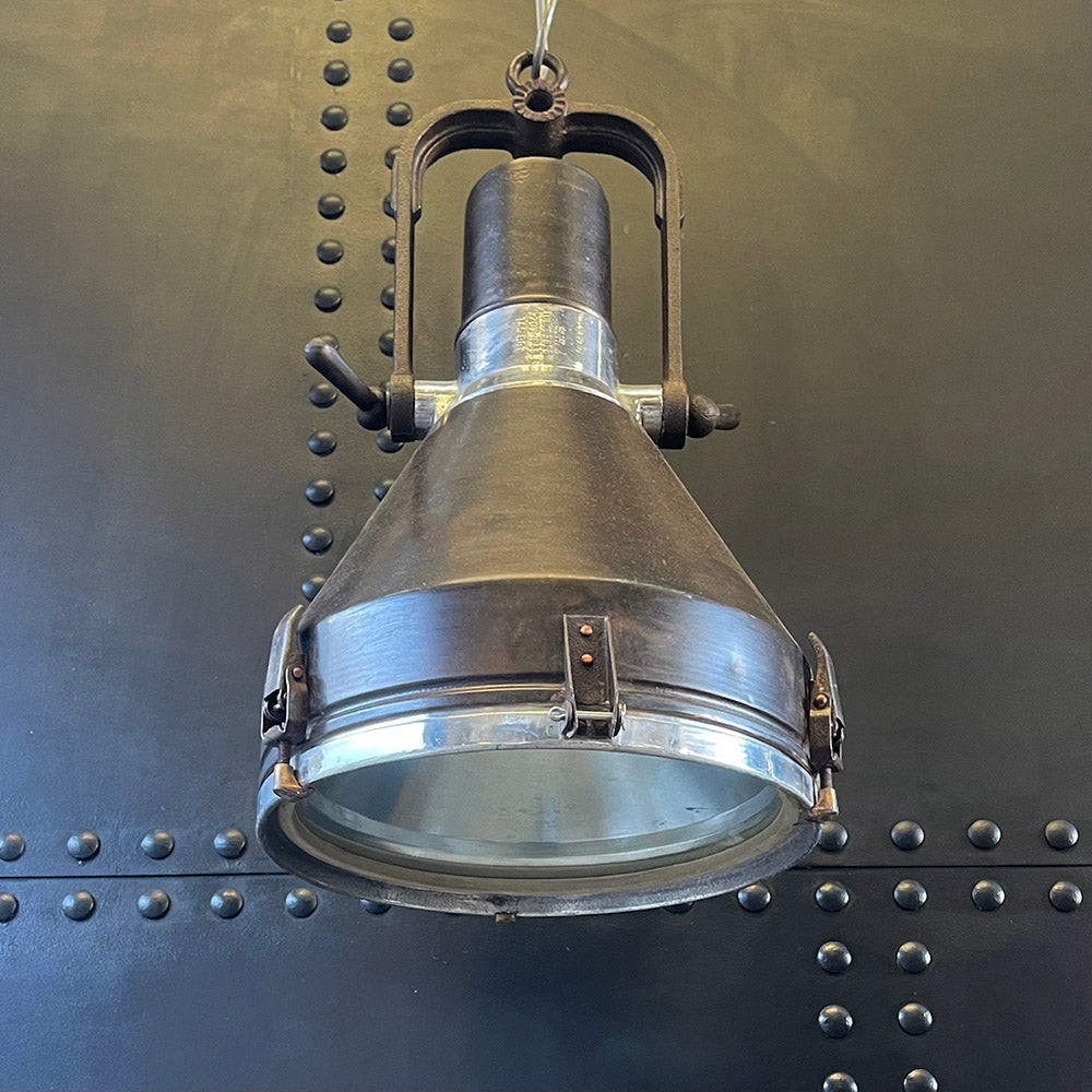 Iron Ships Cargo Pendant Light - Ex MV Blue Moon Trinity Marine