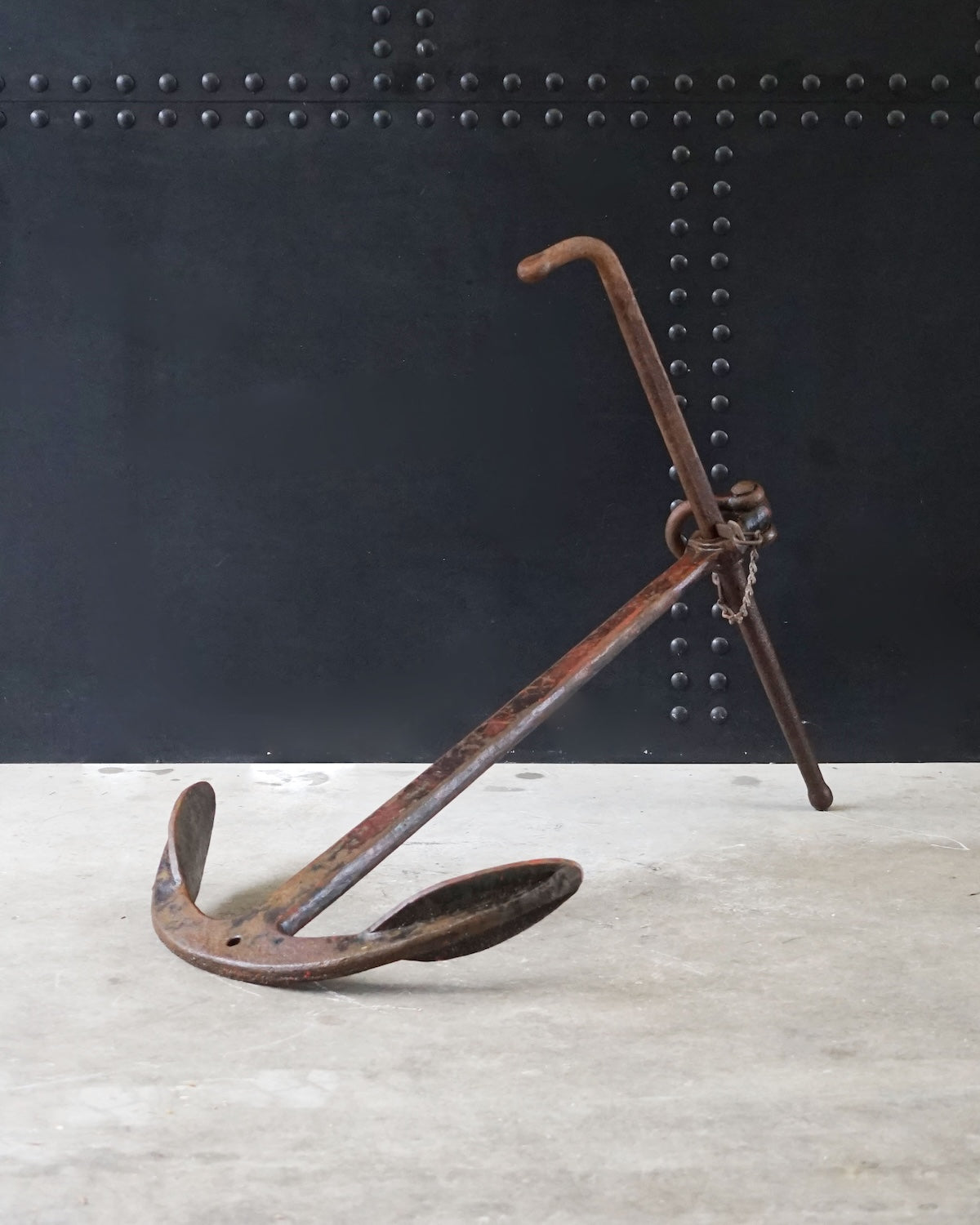 Large Iron Fishermans Anchor Trinity Marine