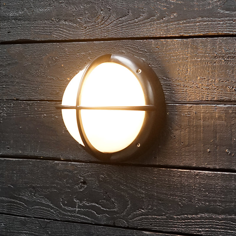 Italian Promenade Deck Bulkhead Light - Cannon Black Trinity Marine