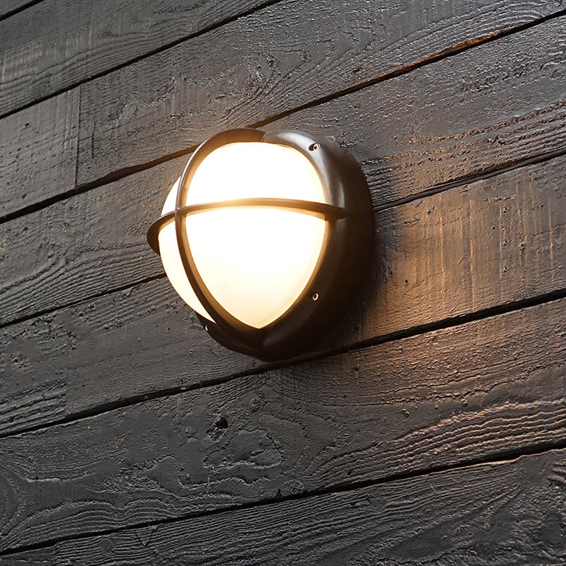 Italian Promenade Deck Bulkhead Light - Cannon Black Trinity Marine