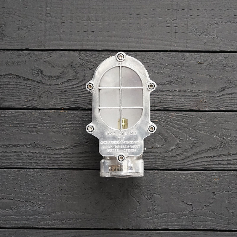 1970's Cargo Ship Italian Bulkhead Light Trinity Marine