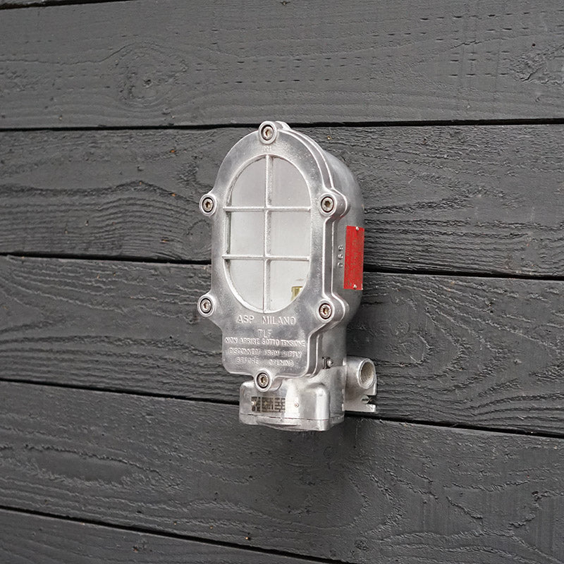 1970's Cargo Ship Italian Bulkhead Light Trinity Marine