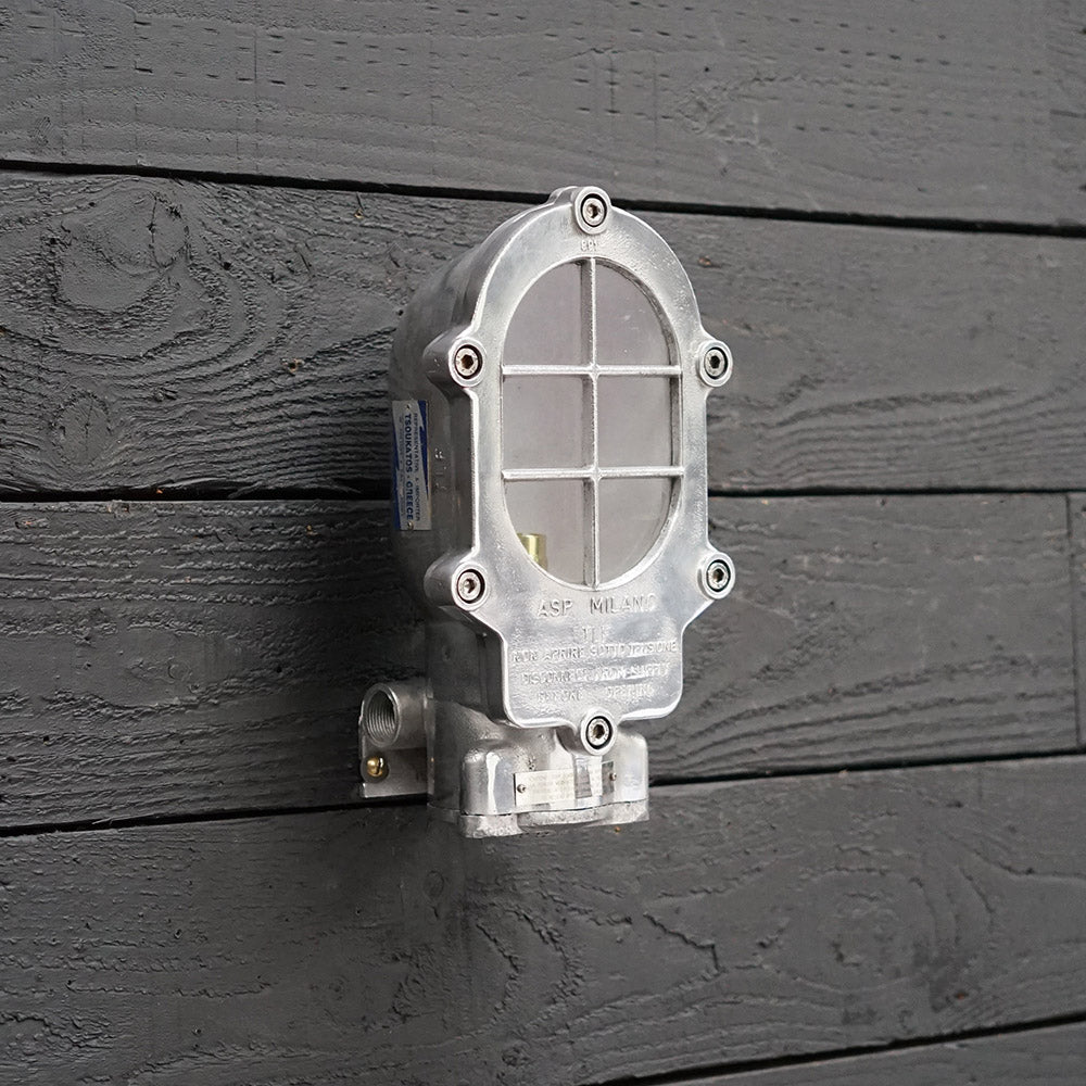 1970's Cargo Ship Italian Bulkhead Light Trinity Marine