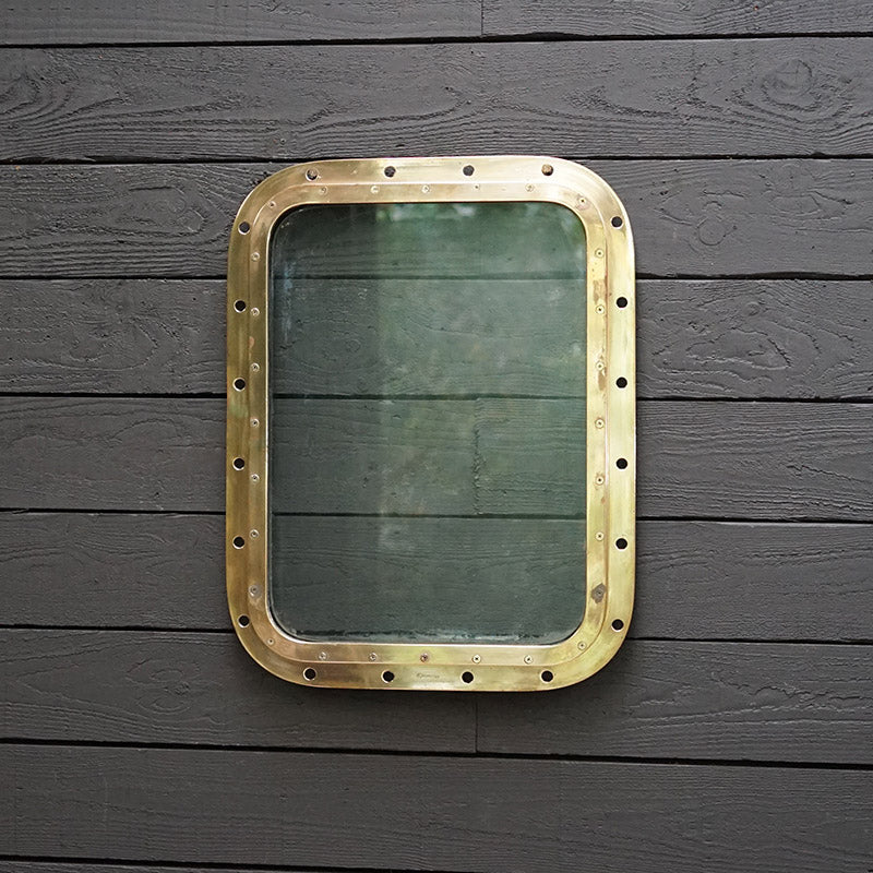 Japanese Warship Brass Window - 67 x 52cm Trinity Marine