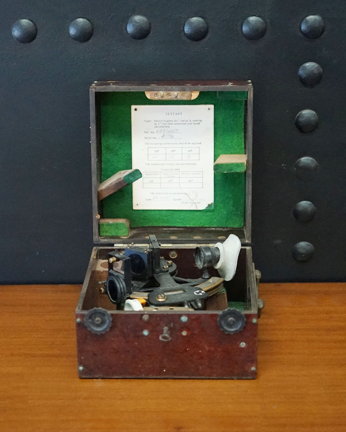 WW2 Flying Boat Sextant Trinity Marine