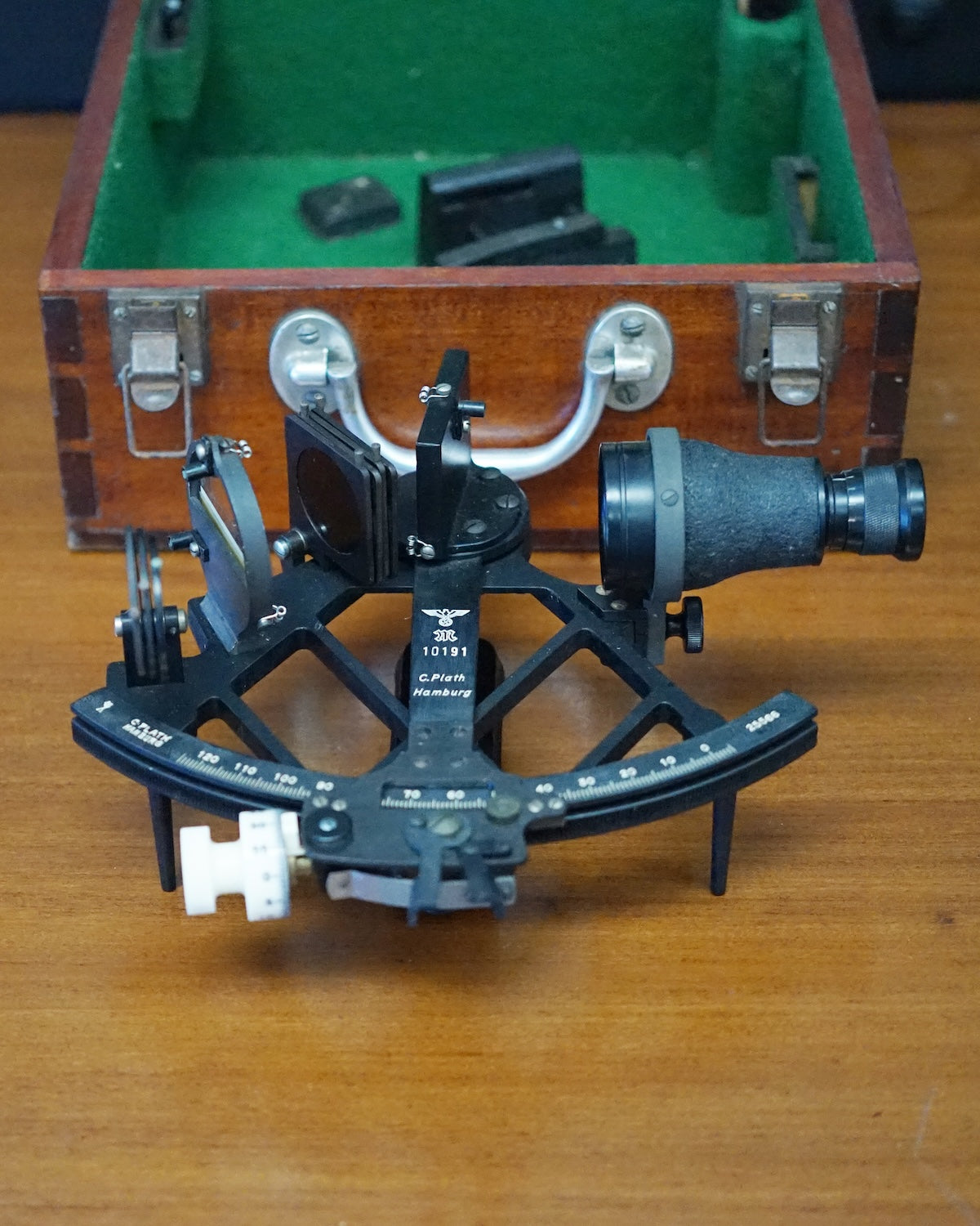 WW2 Kriegsmarine Sextant by C.Plath Trinity Marine