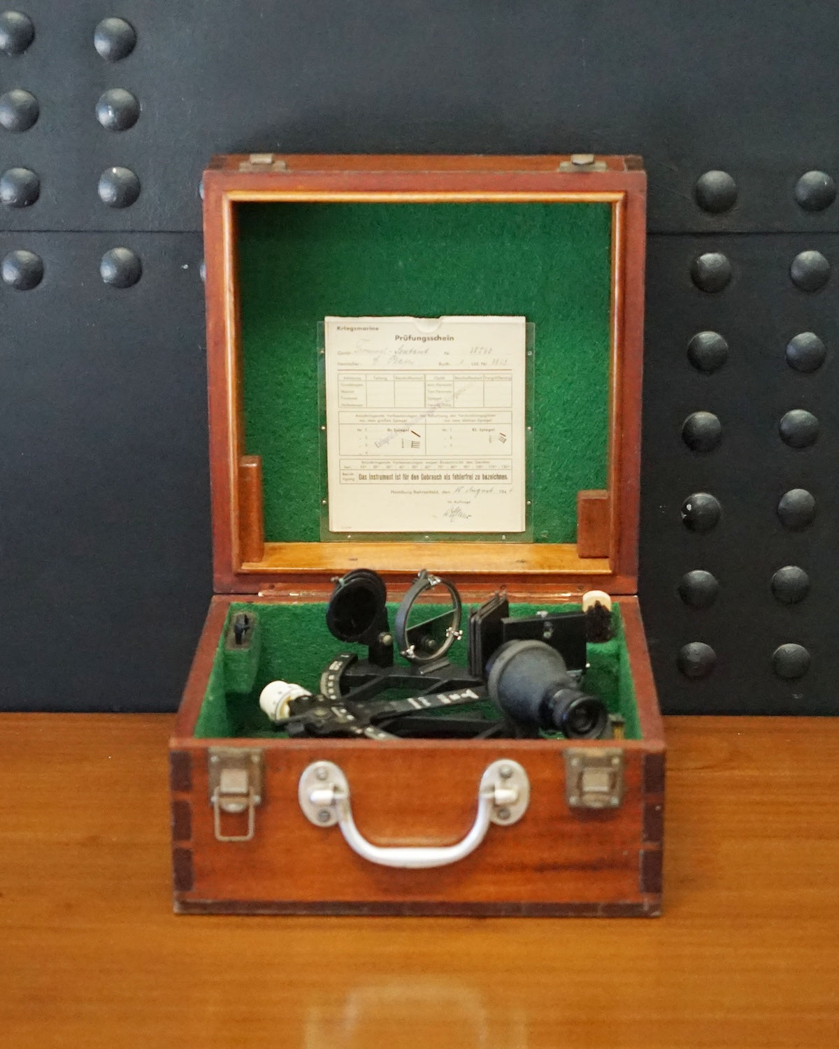 WW2 Kriegsmarine Sextant by C.Plath Trinity Marine