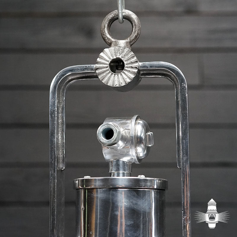 Large Aluminium Fluted Wiska Cargo Pendant Light Trinity Marine
