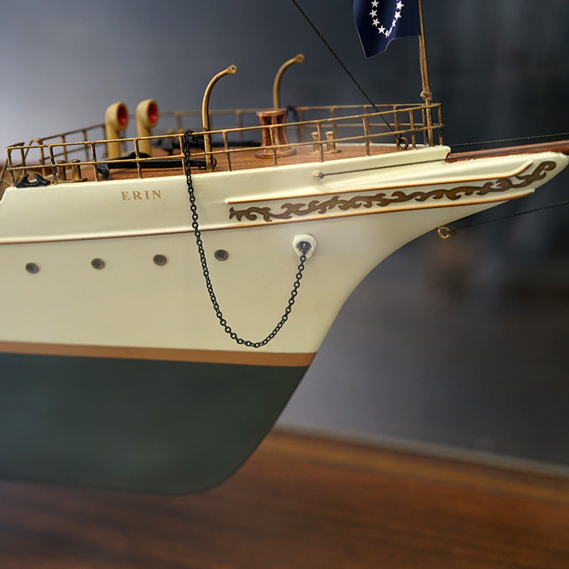Large Exhibition Grade Model of Liptons Steam Yacht ‘Erin’ Trinity Marine