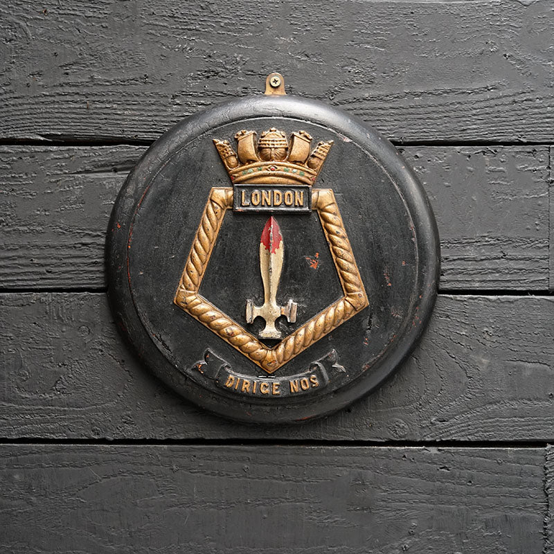 Large HMS London Pattern Makers Badge Trinity Marine
