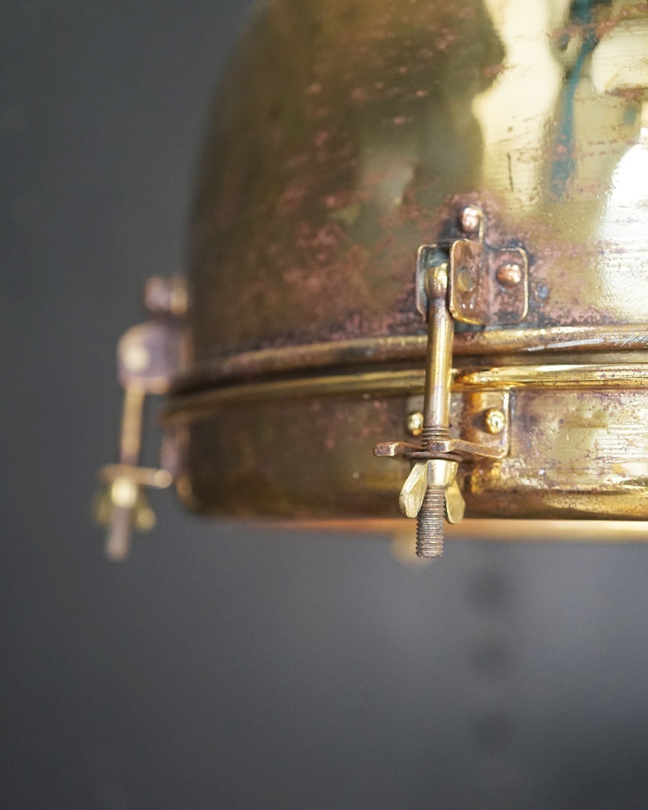 Large Brass Ships Cargo Pendant Light Trinity Marine