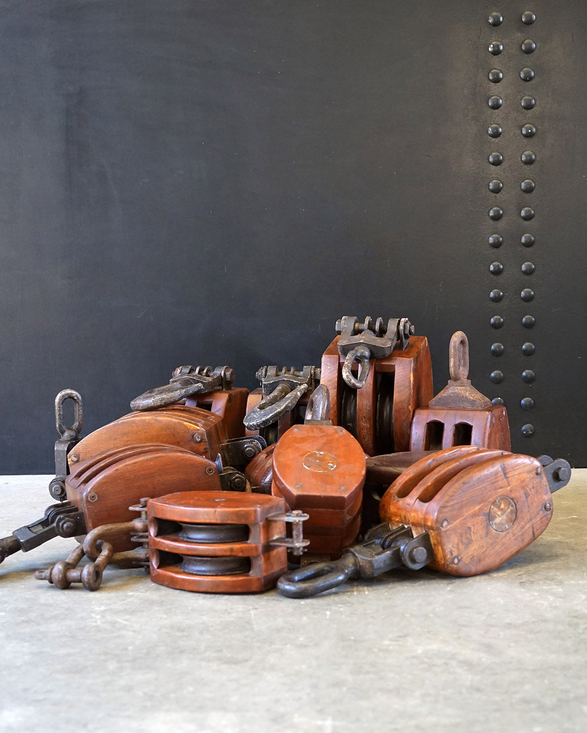 Large Ships Pulley Block - Double Trinity Marine