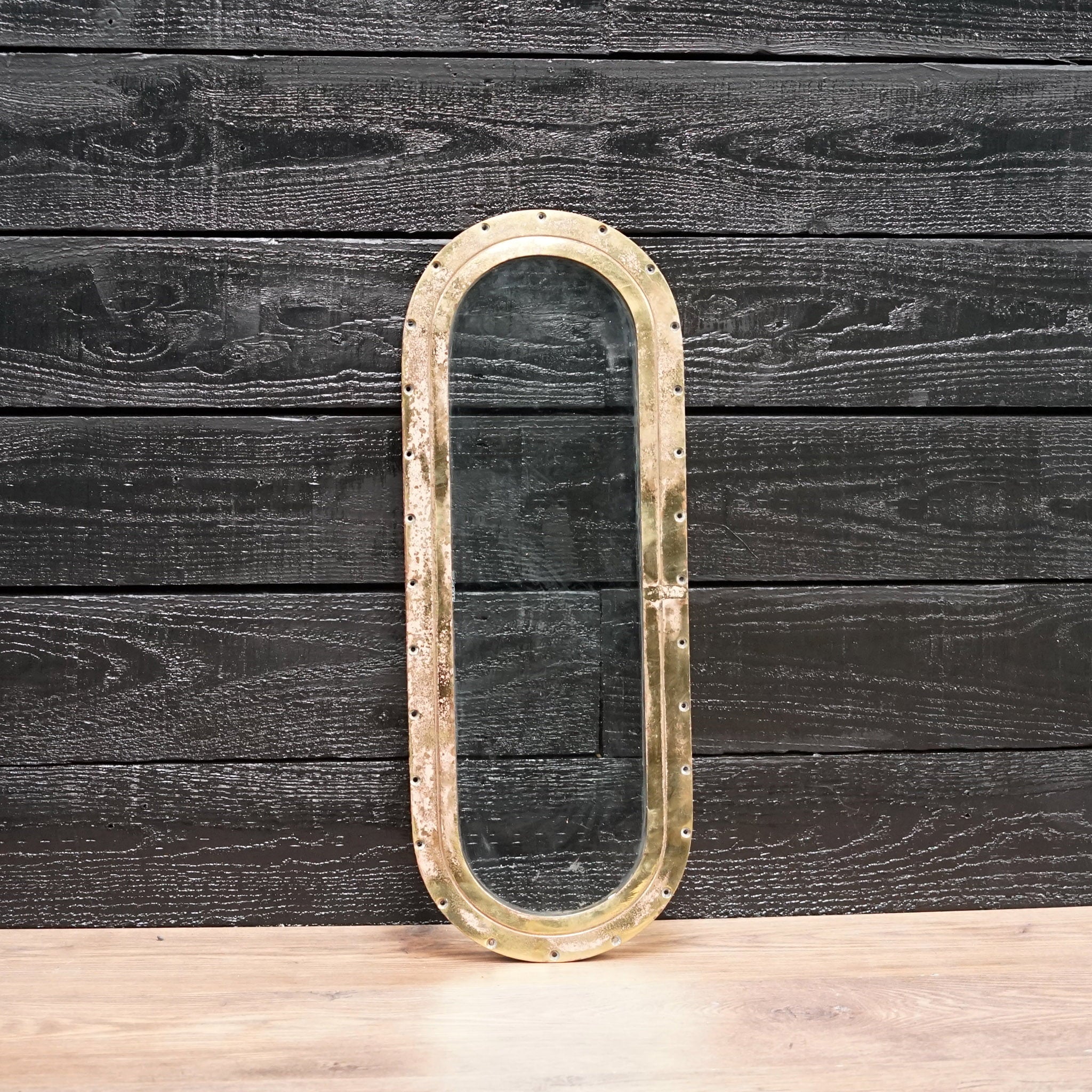 Lozenge Bronze Ships Porthole Window MV Augustus 1950s Trinity Marine