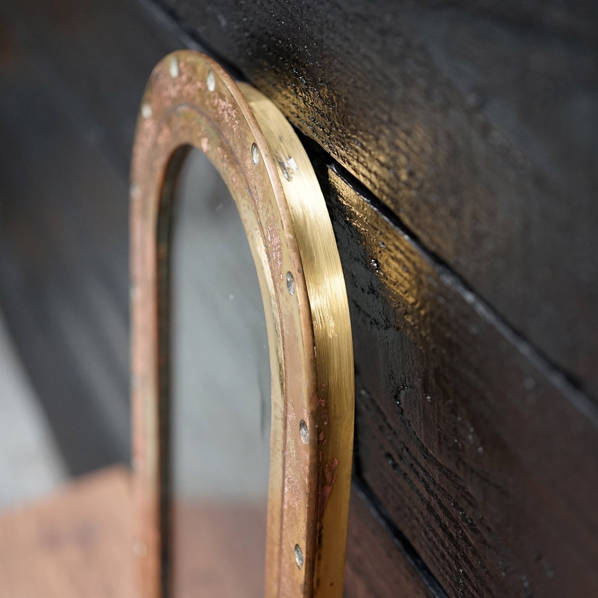 Lozenge Bronze Ships Porthole Window MV Augustus 1950s Trinity Marine