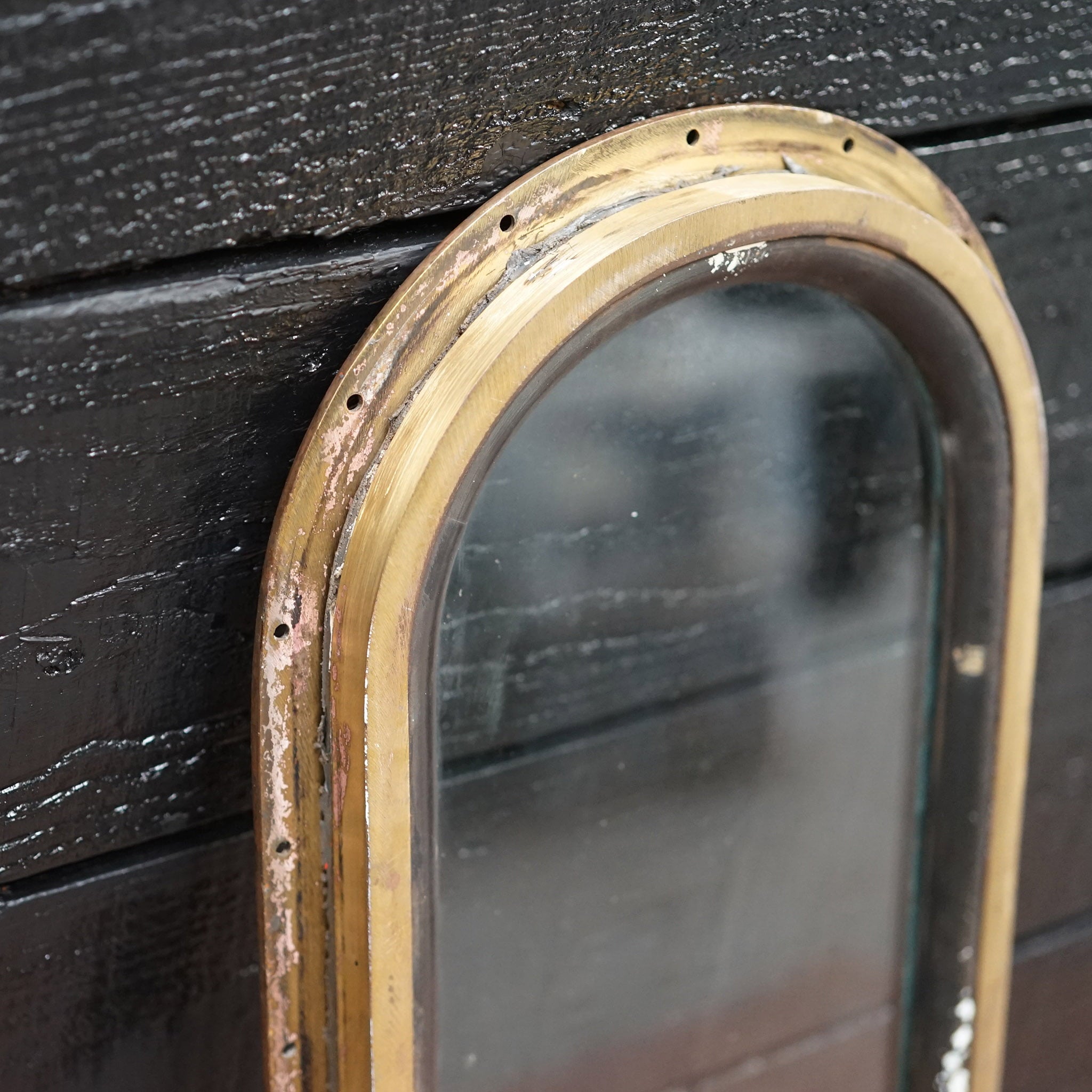 Lozenge Bronze Ships Porthole Window MV Augustus 1950s Trinity Marine