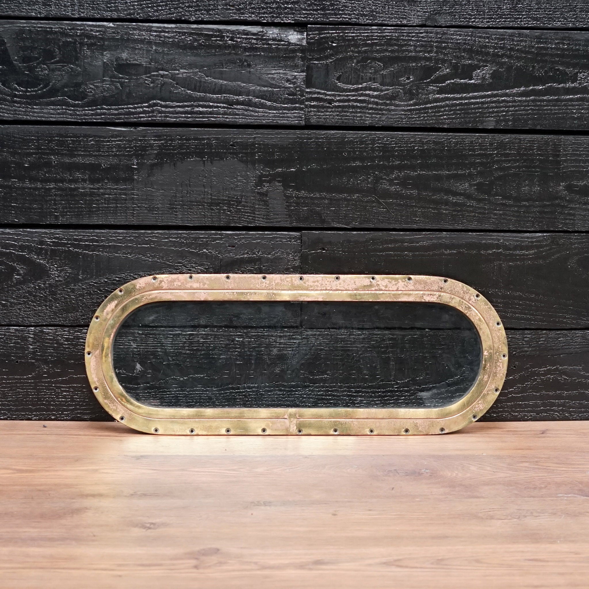 Lozenge Bronze Ships Porthole Window MV Augustus 1950s Trinity Marine