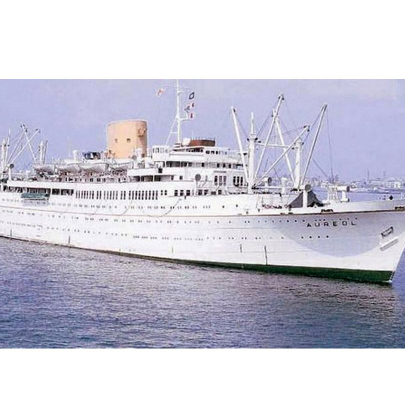 MV Aureol 1950s Ocean Liner Oval Porthole Trinity Marine
