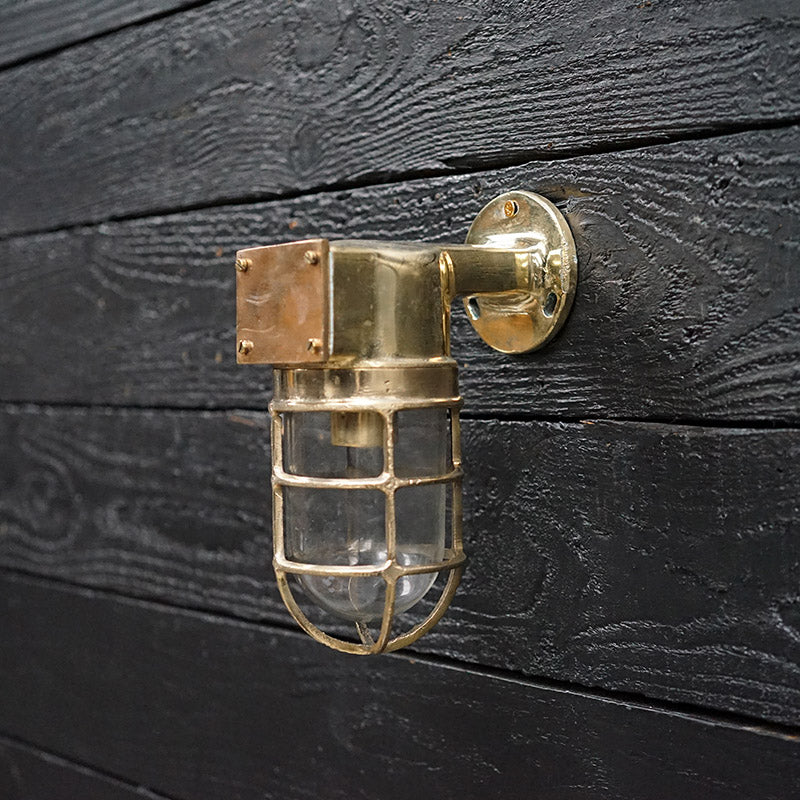 MV Bond Brass Outdoor Wall Light Trinity Marine