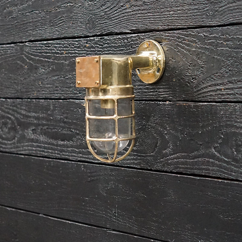 MV Bond Brass Outdoor Wall Light Trinity Marine