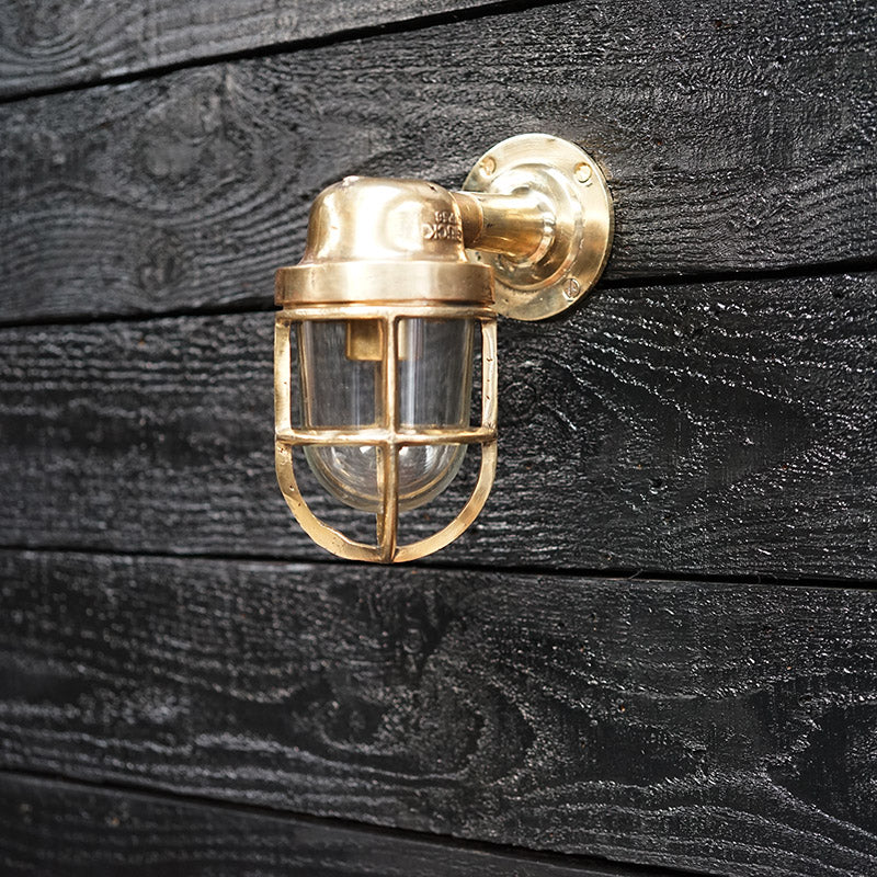 MV Innovator Brass Wall Light Trinity Marine